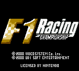 F1 Racing Championship (USA) (En,Fr,De,Es,It) (Proto)