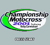 Championship Motocross 2001 featuring Ricky Carmichael (USA, Europe)