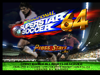 International Superstar Soccer 64 (Europe)