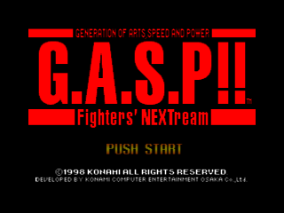 G.A.S.P!! Fighters' NEXTream (Japan)