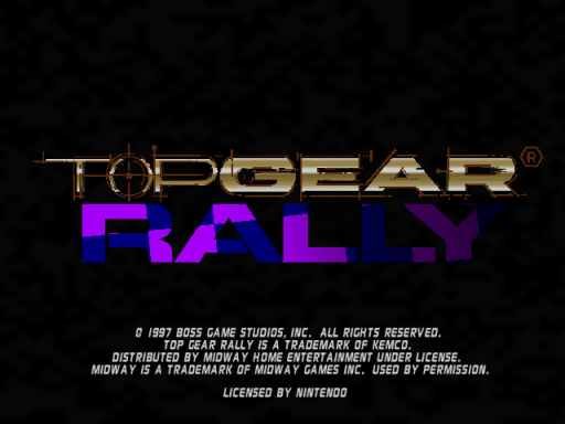 Top Gear Rally (Europe)