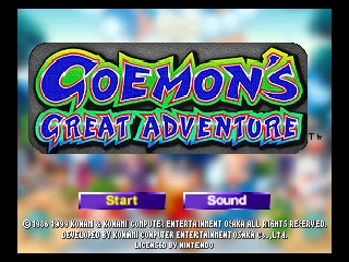 Goemon's Great Adventure (USA)