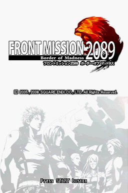 Front Mission 2089 – Border of Madness (Japan)