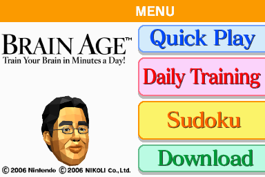 Brain Age – Train Your Brain in Minutes a Day! (USA)