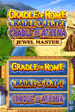 3 Game Pack! – Cradle of Rome + Cradle of Athena + Cradle of Egypt (Europe) (En,Fr,De,Es,It,Nl) (Rev 1)