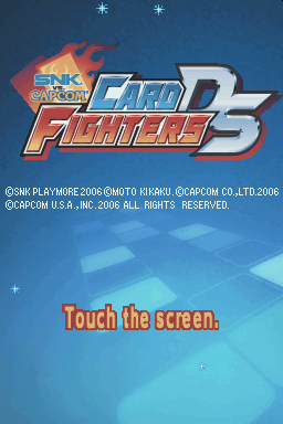 SNK vs. Capcom – Card Fighters DS (Japan)