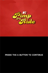 Pimp My Ride – Street Racing (Europe) (En,Fr,De,Es,It)