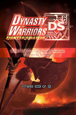 Dynasty Warriors DS – Fighter's Battle (USA)