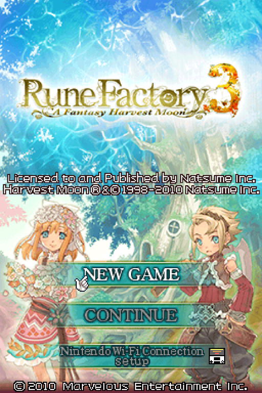 Rune Factory 3 (Japan)