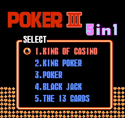 Poker III (Asia) (Ja)