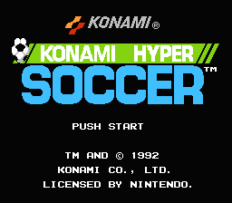 Konami Hyper Soccer