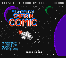 Captain Comic - The Adventure (USA)