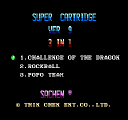 Super Cartridge Ver 9 - 3 in 1 (Asia) (Ja)