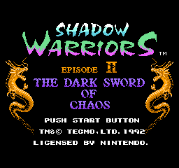 Shadow Warriors II - Ninja Gaiden II