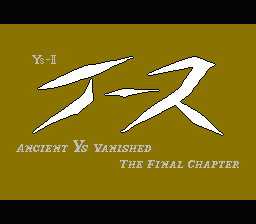 Ys II - Ancient Ys Vanished - The Final Chapter