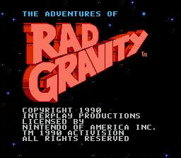 Adventures of Rad Gravity, The