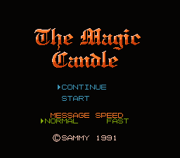 Magic Candle, The