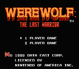 Werewolf - The Last Warrior