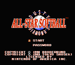 Dusty Diamond's All-Star Softball