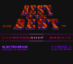 Best of the Best - Championship Karate