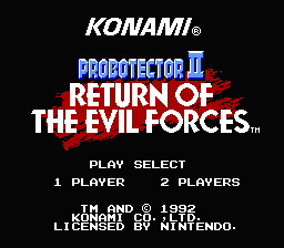 Probotector II - Return of the Evil Forces (World)