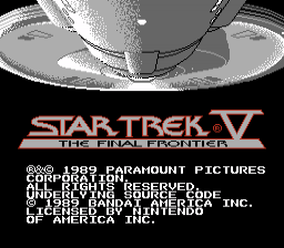 Star Trek V - The Final Frontier (USA)