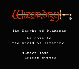 Wizardry III - Diamond no Kishi