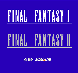 Final Fantasy I, II