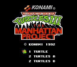 Teenage Mutant Ninja Turtles III - The Manhattan Project