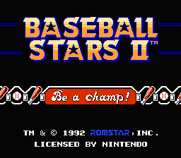 Baseball Stars II