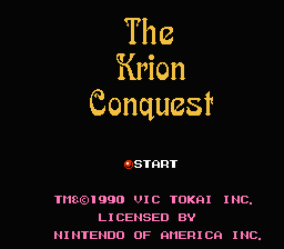 Krion Conquest, The