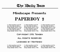 Paperboy 2