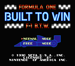 Formula One - Built to Win