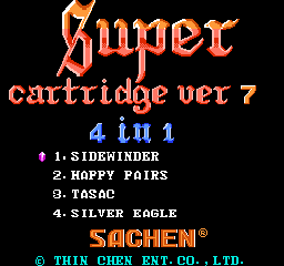 Super Cartridge Ver 7 - 4 in 1 (Asia) (Ja)