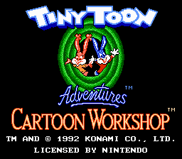 Tiny Toon Adventures Cartoon Workshop