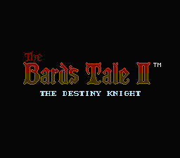 Bard's Tale II, The - The Destiny Knight