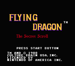 Flying Dragon - The Secret Scroll