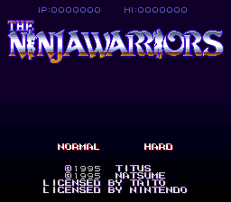 Ninjawarriors - The New Generation (Europe)