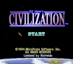 Sid Meier's Civilization (USA) (Beta)