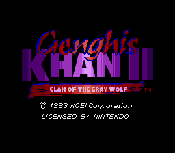 Genghis Khan II - Clan of the Gray Wolf (USA)