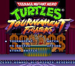 Teenage Mutant Hero Turtles - Tournament Fighters (Europe)