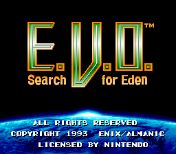 E.V.O. - Search for Eden (USA)