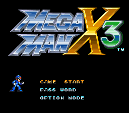 Mega Man X3 (Europe)