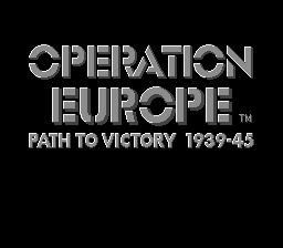 Operation Europe - Path to Victory 1939-45 (USA)