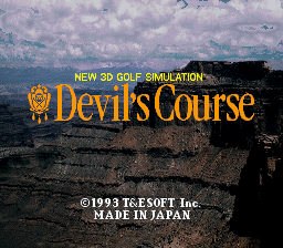 New 3D Golf Simulation - Devil's Course (Japan)