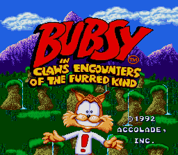 Bubsy in - Claws Encounters of the Furred Kind (Europe)