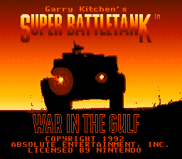 Garry Kitchen's Super Battletank - War in the Gulf (USA)