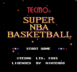 Tecmo Super NBA Basketball (USA) (Beta) (1992-10-26)