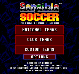 International Sensible Soccer - World Champions (Europe) (En,Fr,De,It) (Rev 1)