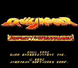 Skuljagger - Revolt of the Westicans (USA) (Beta)